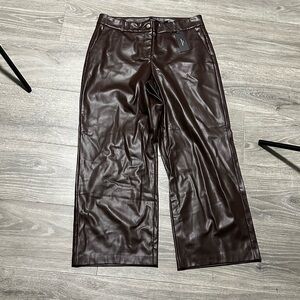 NWT Vero Moda Curve vegan leather pants